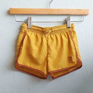 Zara Mustard Color Swim Trunks